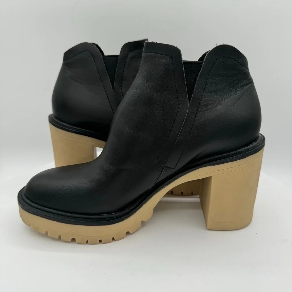DOLCE VITA Cashe‎ H20 Waterproof Womens Booties Size 7.5 Color Black NEW